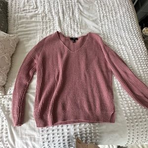 Pink, worn once, forever 21 size medium sweater